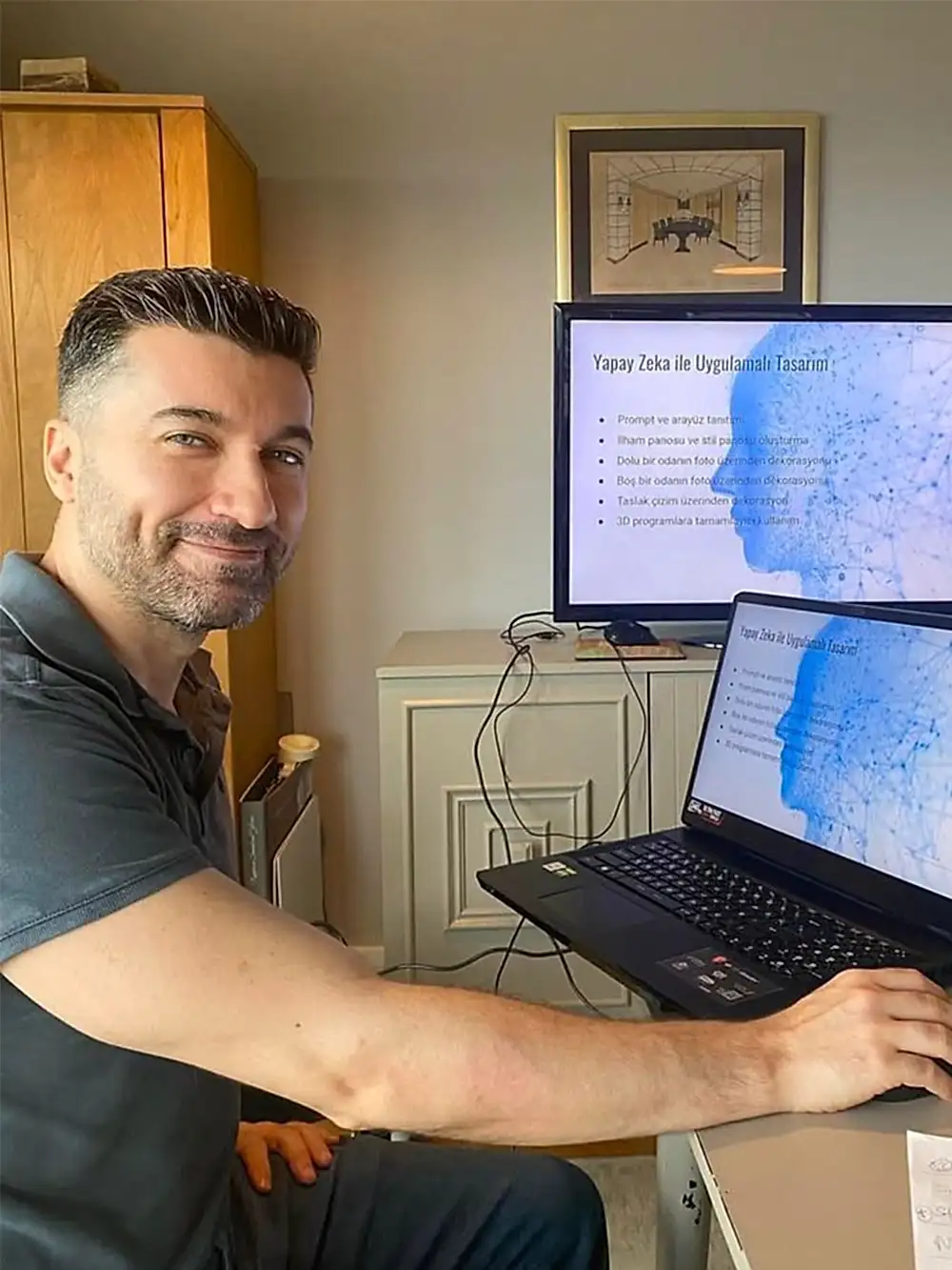 Yapay Zeka Eğitimi Dersinden Fotoğraflar<br />Eğitmen / M. Mete Fisunoğlu